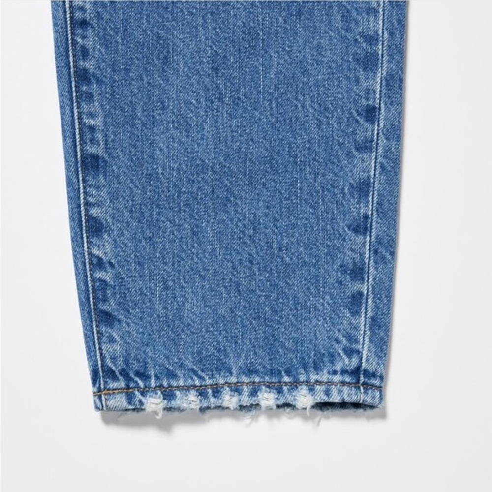 Uniqlo High Raise Classic Blue Women's Jeans - Picture 6 of 9